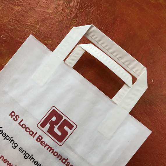 Folded Handle Paper Bags